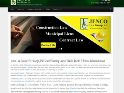 Jenco Law Firm – Estate Planning Lawyer Website